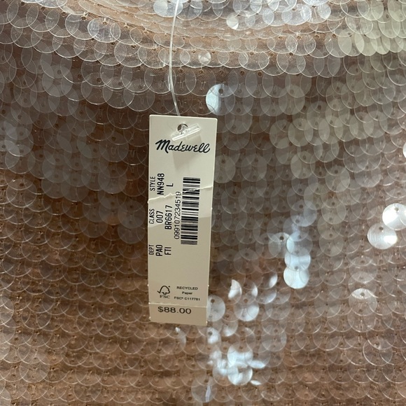 Sequin Square-Neck Cami - Picture 5 of 7